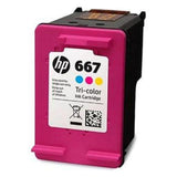 Tinta HP 667 Color Original - 3YM78AL | Deskjet Ink Advantage 2375/2775/6475/2875 | 100 páginas - Panamá