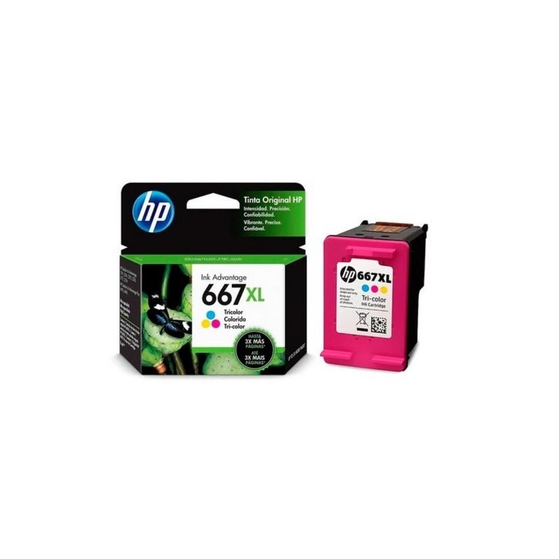 Tinta HP 667XL / 667 XL Color - 3YM80AL | Deskjet Ink Advantage 2375/2775/6475/2875 | 330 páginas - Panamá
