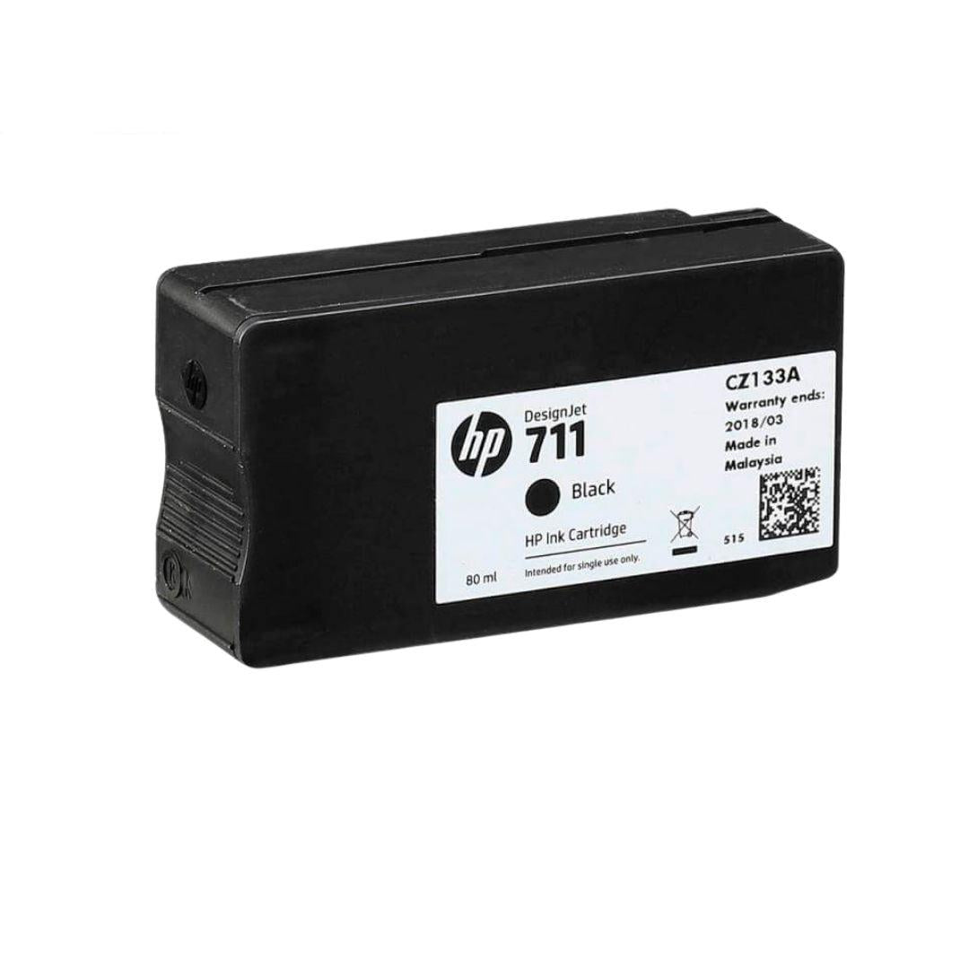 Tinta HP 711 - CZ133A - Negro - Alto Rendimiento - ploter | DesignJet T530 / T520 / T130 / T120 | 80 ml - Panamá