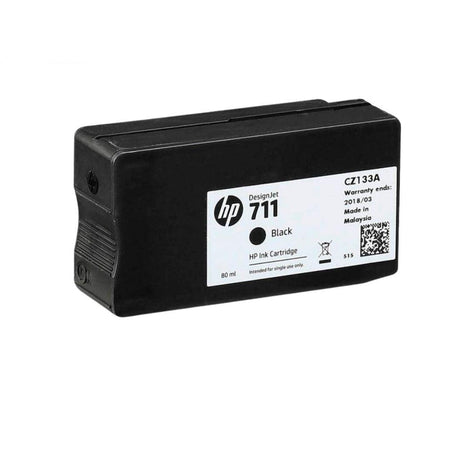 Tinta HP 711 - CZ133A - Negro - Alto Rendimiento - ploter | DesignJet T530 / T520 / T130 / T120 | 80 ml - Panamá