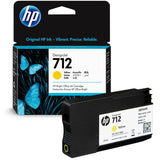 Tinta HP 712 Amarillo - 3ED69A para ploter | DesignJet T210 / T230 / T250 / T630 / T650 | 29 ml - Panamá