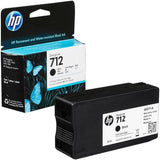 Tinta HP 712 Negro - 3ED71A Alto Rendimiento | DesignJet T210/T230/T250/T630/T650 | 80 ml - Panamá