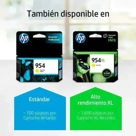 Tinta HP 954A Yellow | 700 paginas | L0S56AL | OfficeJet Pro 7740/8210/8710/8720/8740 - Panamá