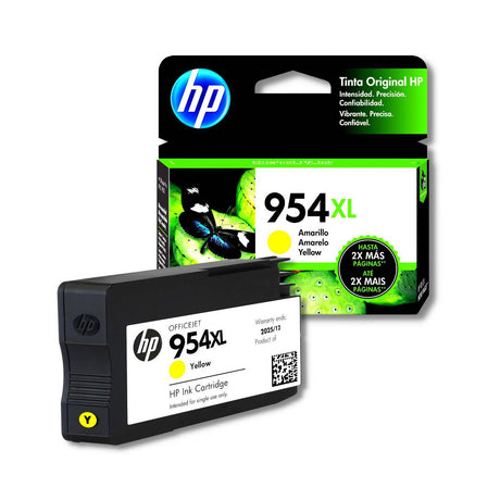 Tinta HP 954XL Amarilla - L0S68AL | OfficeJet Pro 7740 /8210/8710/8720/8740 | 1,600 páginas - Panamá
