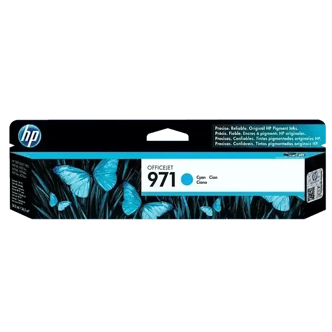 Tinta HP 971 Cyan- CN622AM | Para HP OfficeJet Pro X451 / X476 - Panamá