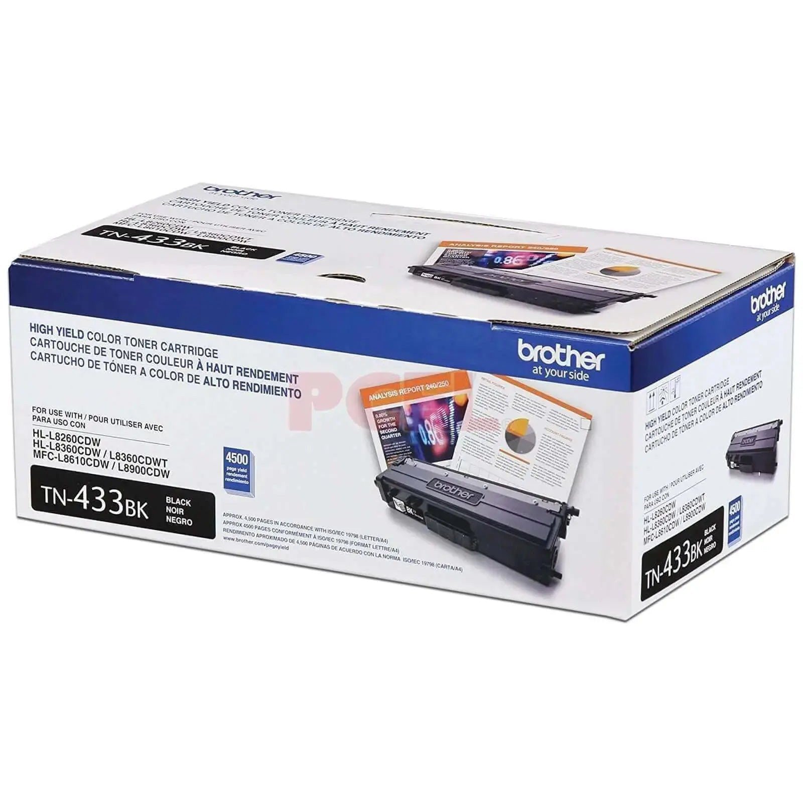 Tóner Brother TN-433BK Negro Original | Panamá – Quick Service