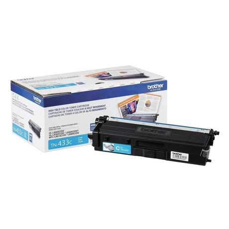 Toner Brother TN-433C Cyan | TN433C | Para HL-L8260CDW / HL-L8360CDW / HL-L8360CDWT / MFC-L8610CDW / MFC-L8900CDW - Panamá