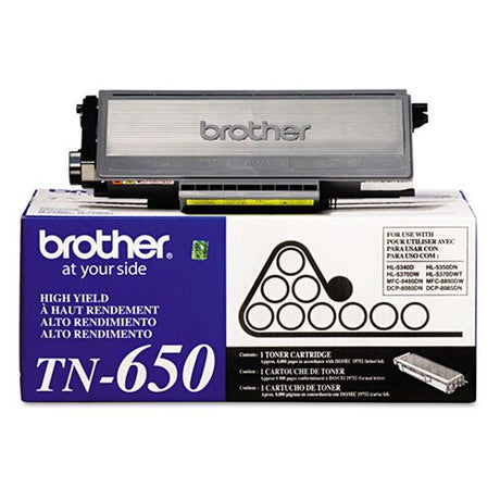 Toner Brother TN-650 | TN650 | Para HL-5340D / HL-5370DW / HL-5370DWT / HL-5350DN / MFC-8680DN / MFC-8480DN / MFC-8890DW / DCP-8080DN / DCP-8085DN / MFC-8690DW - Panamá