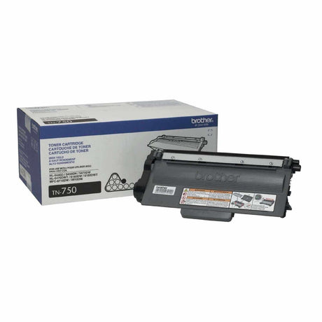 Toner Brother TN-750 | TN750 | Para DCP-8110DN / DCP-8150DN / DCP-8155DN / HL-5440D / HL-5450DN / HL-5470DW / HL-5470DWT / HL-6180DW / HL-6180DWT / MFC-8510DN / MFC-8710DW / MFC-8810DW / MFC-8910DW / MFC-8950DW / MFC-8950DWT - Panamá