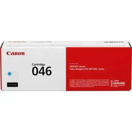 Toner Canon 046 Cyan | Para imageCLASS LBP654 / MF731 / MF735 | i-SENSYS LBP653 / LBP654 / MF732 / MF734 / MF735 | 2,300 páginas - Panamá
