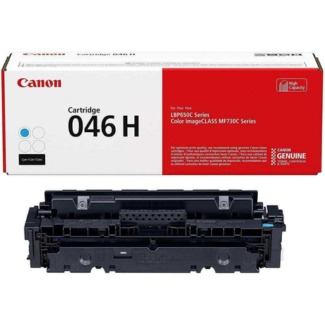 Toner Canon 046H Cyan | Para imageCLASS MF730C / LBP650C | 6,300 páginas - Panamá
