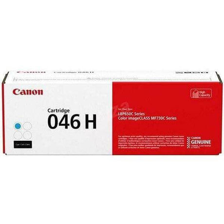 Toner Canon 046H Cyan | Para imageCLASS MF730C / LBP650C | 6,300 páginas - Panamá