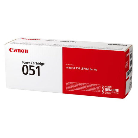 Toner Canon 051 Negro 2168C001 | Para imageCLASS MF269dw\n/ LBP162dw\n/ MF267dw\n/ MF264dw | 1,700 páginas - Panamá