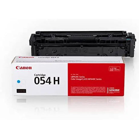 Toner Canon 054H Cyan | Para ImageCLASS MF645Cx / MF644Cdw / MF643Cdw / MF642Cdw / MF641Cw / MF640C / LBP623Cdw / LBP622Cdw / LBP621Cw / LBP620 | 2,300 páginas - Panamá