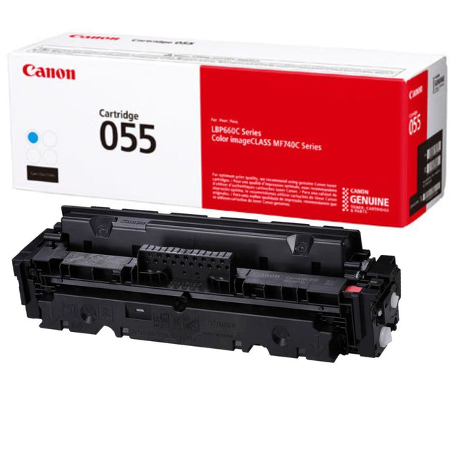 Toner Canon 055 Cyan | Para ImageClass MF743Cdw / MF741Cdw / MF745Cdw / MF746Cdw / LBP664Cdw - Panamá
