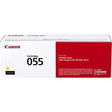 Toner Canon 055 Yellow | Para ImageClass MF743Cdw / MF741Cdw / MF745Cdw / MF746Cdw / LBP664Cdw - Panamá