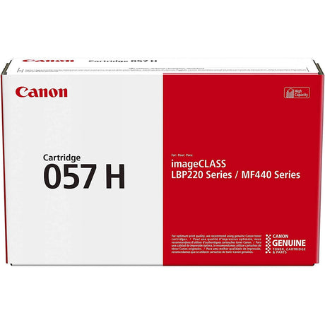 Toner Canon 057H | 057 H Negro | Para ImageCLASS MF445dw / LBP226dw | 10,000 páginas - Panamá