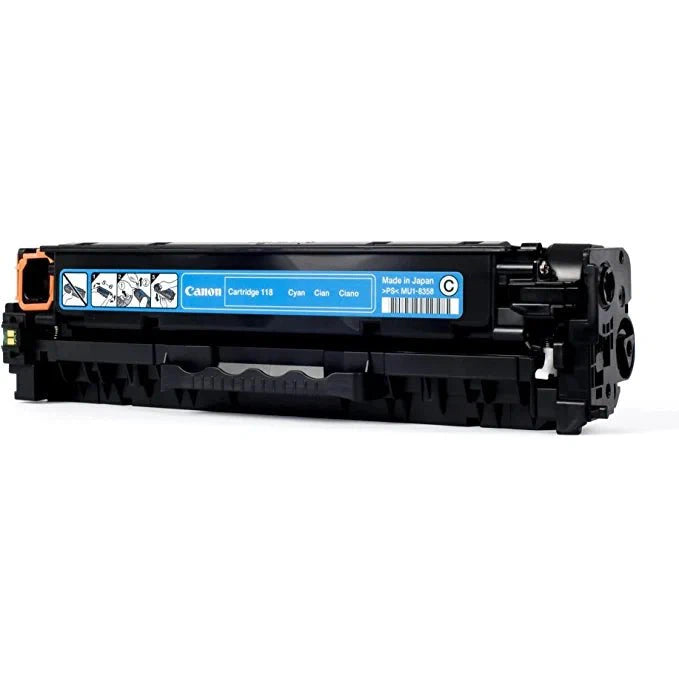 Toner Canon 118 Cyan | Para imageCLASS LBP7200cdn | LBP7660cdn | MF8350Cdn | MF8380Cdw | 2,900 páginas - Panamá