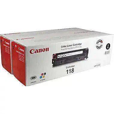 Toner Canon 118 negro DUO PACK (Paquete Doble) | Para imageCLASS | LBP7200cdn | LBP7660cdn | MF8350Cdn | MF8380Cdw - Panamá