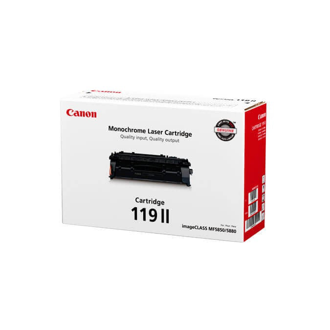 Toner Canon 119 II (119II)| Para i-SENSYS MF5940dn / MF5980dw / LBP-6300dn / LBP-6310dn / LBP-6650dn / LBP-6670dn | ImageCLASS MF414dw / MF5850dn / MF5880dn / MF5950dw / MF6160dw / MF6180dw / LBP-6650dn / LBP-6670dn - Panamá