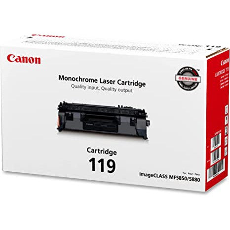 Toner Canon 119 | Para i-SENSYS MF5940dn / MF5980dw / LBP-6300dn / LBP-6310dn / LBP-6650dn / LBP-6670dn | ImageCLASS MF414dw / MF5850dn / MF5880dn / MF5950dw / MF6160dw / MF6180dw / LBP-6650dn / LBP-6670dn - Panamá