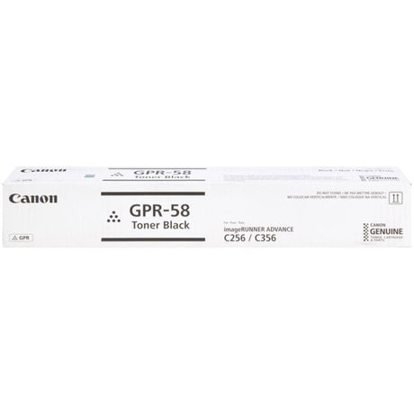 Toner Canon GPR-58 Negro | GPR58 para Canon ImageRUNNER C256 / C356 - Panamá