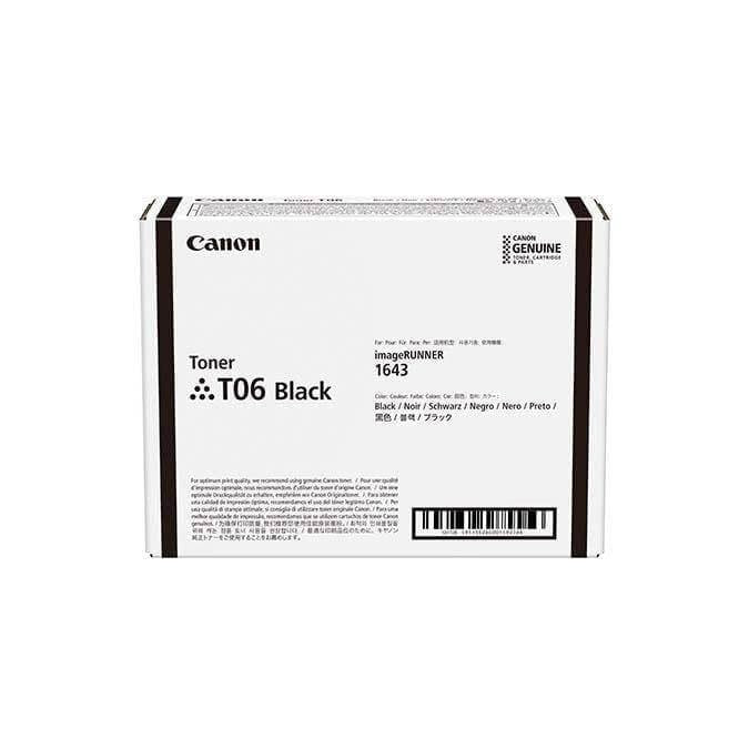 Toner Canon T06 Negro 3526C001AA | Para imageRUNNER 1643i / 1643iF | 20,500 páginas. - Panamá