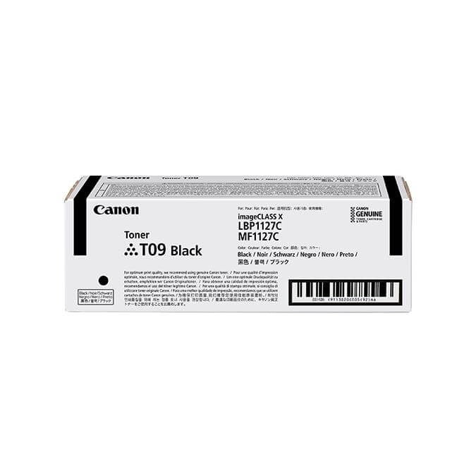 Toner Canon T09 Negro | Para imageCLASS X MF1127C / LBP1127C / i-SENSYS X C1127i | 7,600 páginas - Panamá