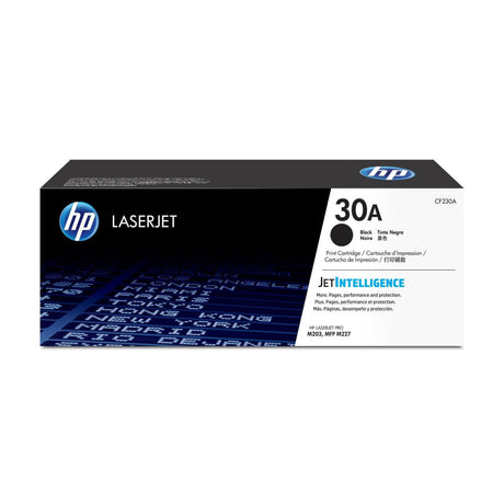 Toner HP 30A | CF230A | Para LaserJet Pro M203 / M227 | 1,600 páginas - Panamá