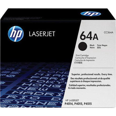 Toner Hp CC364A - 64A | Para LaserJet P4014 / P4515 / P4015 | 10,000 páginas - Panamá