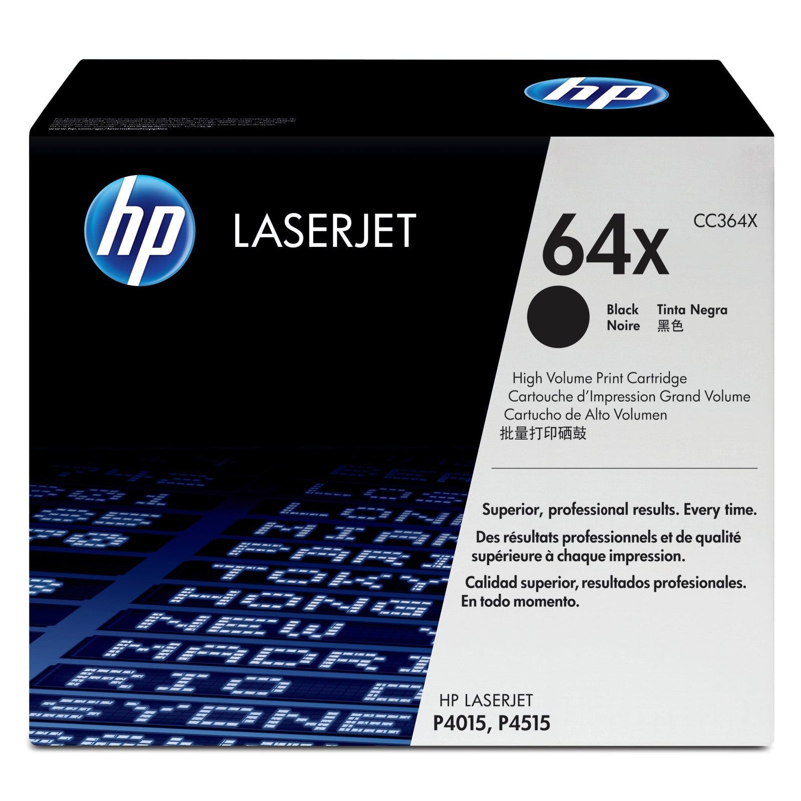 Toner Hp CC364X - 64X | Para LaserJet P4014 - P4515 - P4015 | 24,000 páginas - Panamá