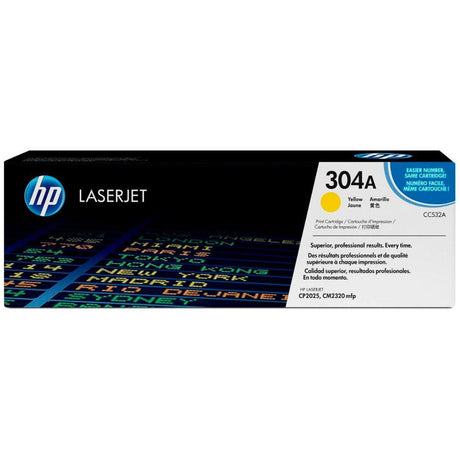 Toner Hp Cc532A 304A Amarillo/ Yellow | Para LaserJet CM2320 / CP2025 - Panamá