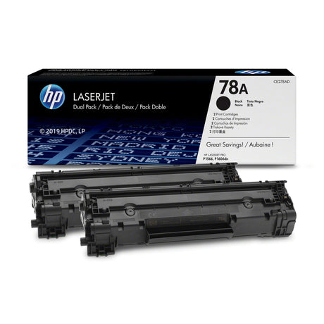 Toner Hp CE278AD - 78A | Para LaserJet Pro M1536 / P1606 / P1566 - Panamá