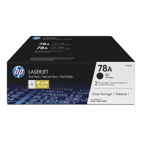 Toner Hp CE278AD - 78A | Para LaserJet Pro M1536 / P1606 / P1566 - Panamá