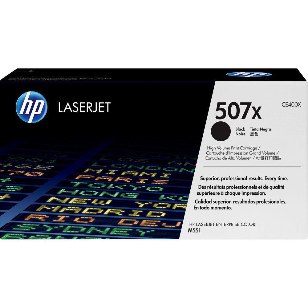 Toner Hp CE400X - 507X Negro | Para LaserJet Pro M570 | LaserJet Enterprise M551 / M575 - Panamá