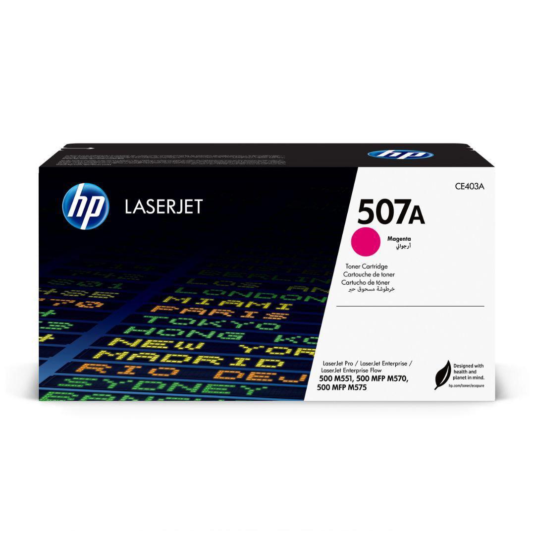 Toner Hp CE403A - 507A - Magenta | Para LaserJet Pro M570 | LaserJet Enterprise M551 / M575 - Panamá