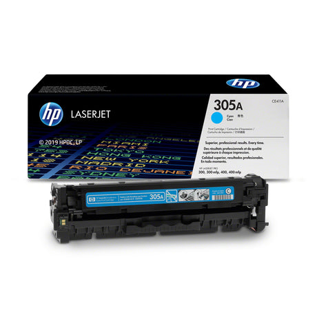 Toner Hp CE411A 305A Cyan | Para LaserJet Pro M451 / M375 / M475 | 2,600 páginas - Panamá
