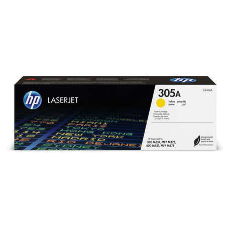 Toner Hp CE412A 305A Yellow | Para LaserJet Pro M451 / M375 / M475 | 2,600 páginas - Panamá