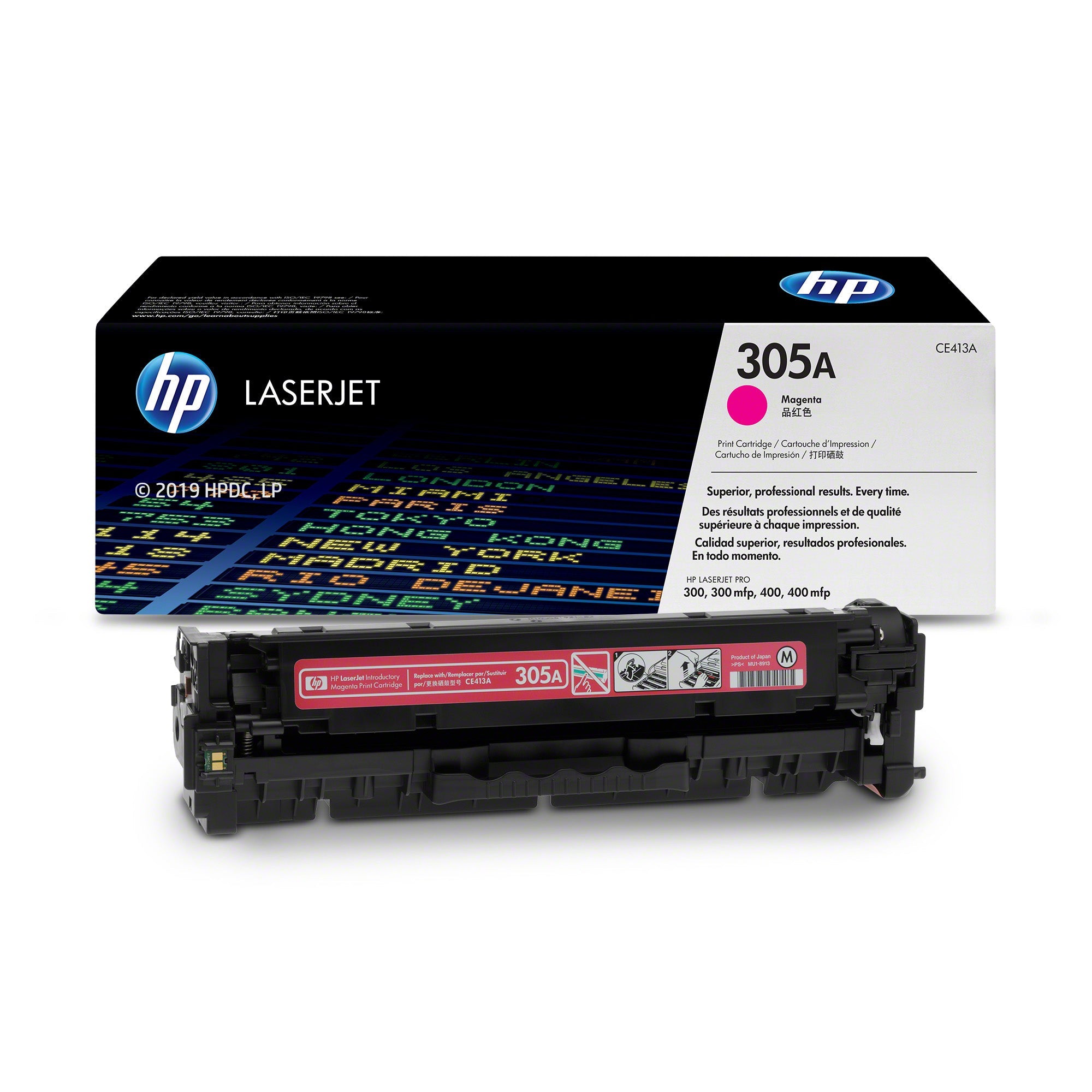 Toner Hp CE413A 305A Magenta | Para LaserJet Pro M451 / M375 / M475 | 2,600 páginas - Panamá