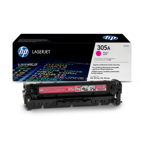 Toner Hp CE413A 305A Magenta | Para LaserJet Pro M451 / M375 / M475 | 2,600 páginas - Panamá