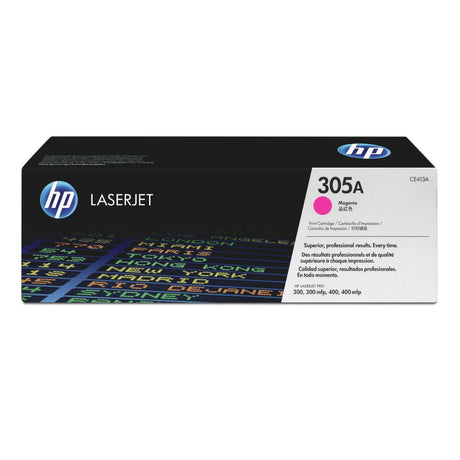 Toner Hp CE413A 305A Magenta | Para LaserJet Pro M451 / M375 / M475 | 2,600 páginas - Panamá