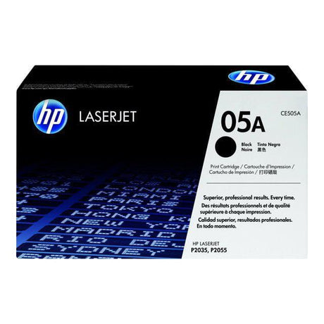 Toner Hp CE505A 05A | Para LaserJet P2035 / P2055 | 2,300 páginas - Panamá