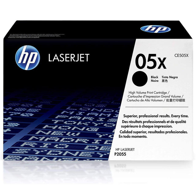Toner Hp CE505X - 05X | Para LaserJet P2035 / P2055 | 6,500 páginas - Panamá