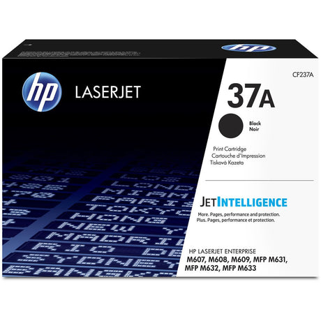 Toner Hp CF237A - 37A | Para LaserJet Enterprise Flow M632 / M607 / M608 / M609 / M631 / M632 / M633 | 11,000 páginas - Panamá