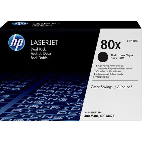 Toner Hp CF280X 80X | Para LaserJet Pro M401 / M425 | 6,900 páginas - Panamá