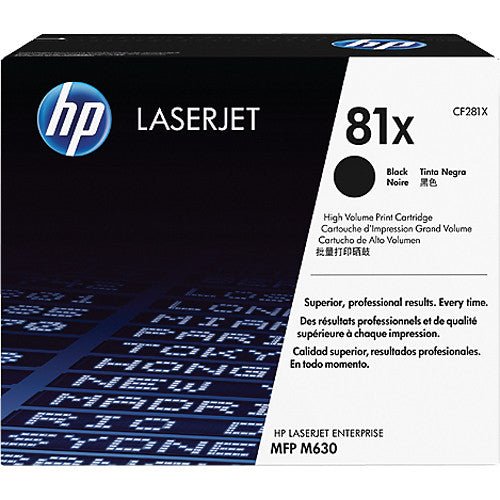 Toner Hp CF281X | 81X | Para LaserJet Enterprise Flow MFP M630 | 25.000 páginas - Panamá