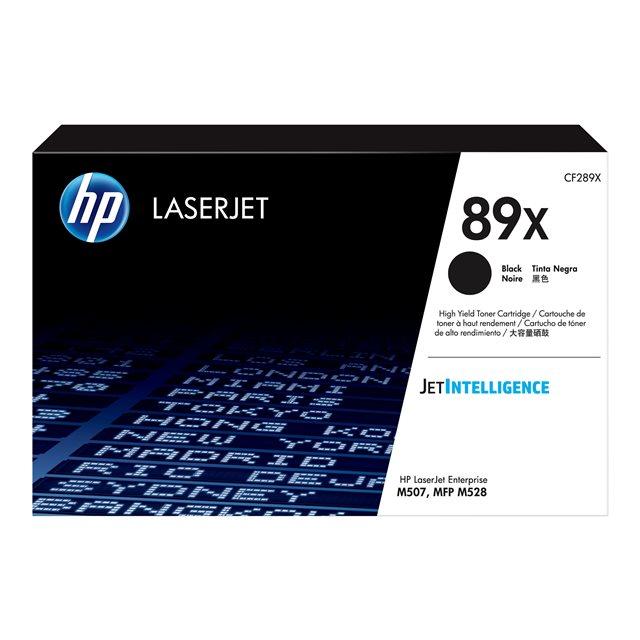 Toner Hp CF289X 89X | Para LaserJet E52645 | LaserJet Enterprise M507 / M528 | 10,000 páginas - Panamá