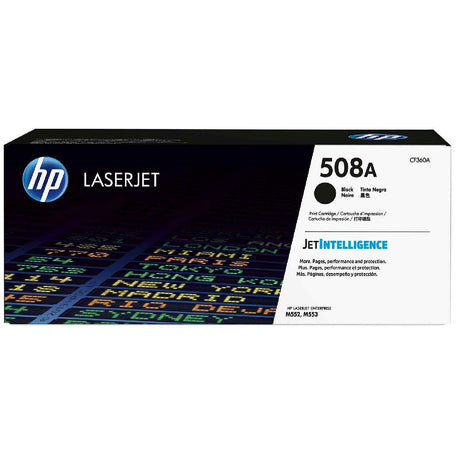 Toner Hp CF360A - Negro - 508A | Para LaserJet Enterprise M553 / M577 | 6,000 páginas - Panamá