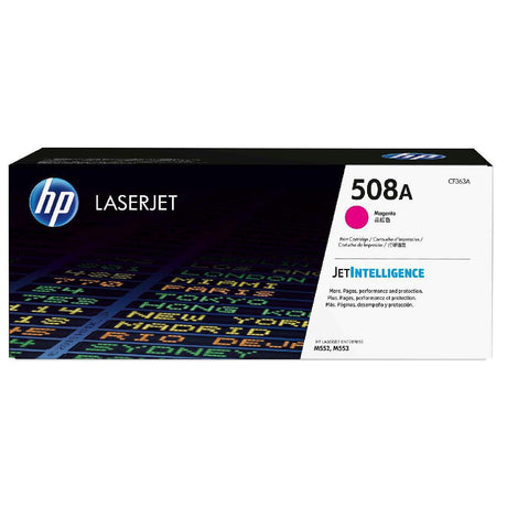 Toner Hp CF363A - Magenta - 508A | Para LaserJet Enterprise M553 / M577 | 5,000 páginas - Panamá