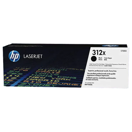 Toner Hp Cf380X 312X Negro - Alto Rendimiento | Para LaserJet Pro M476dw / M476nw / M476dn - Panamá
